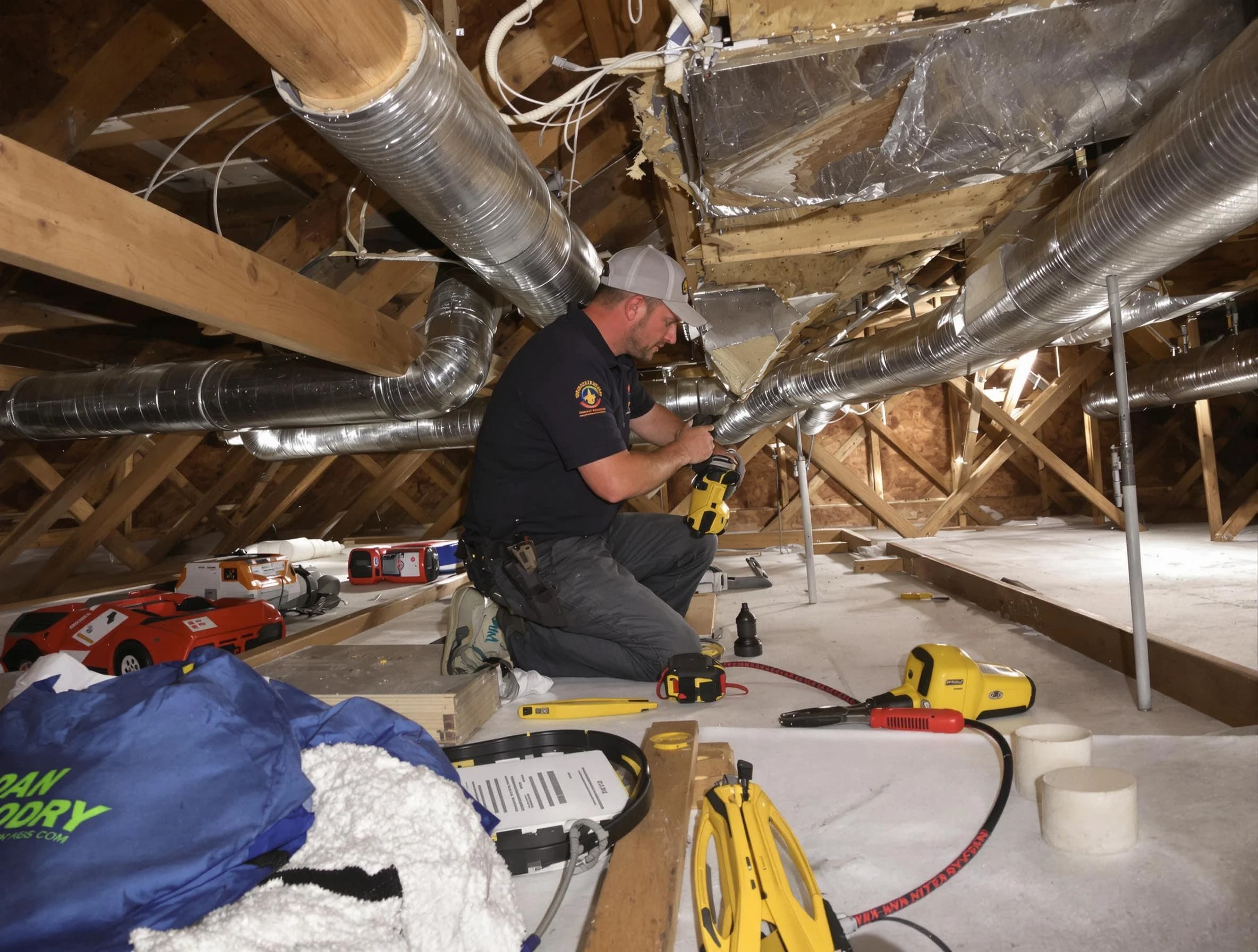 Professional air duct repair by Roswell Air Duct Cleaning in Roswell
