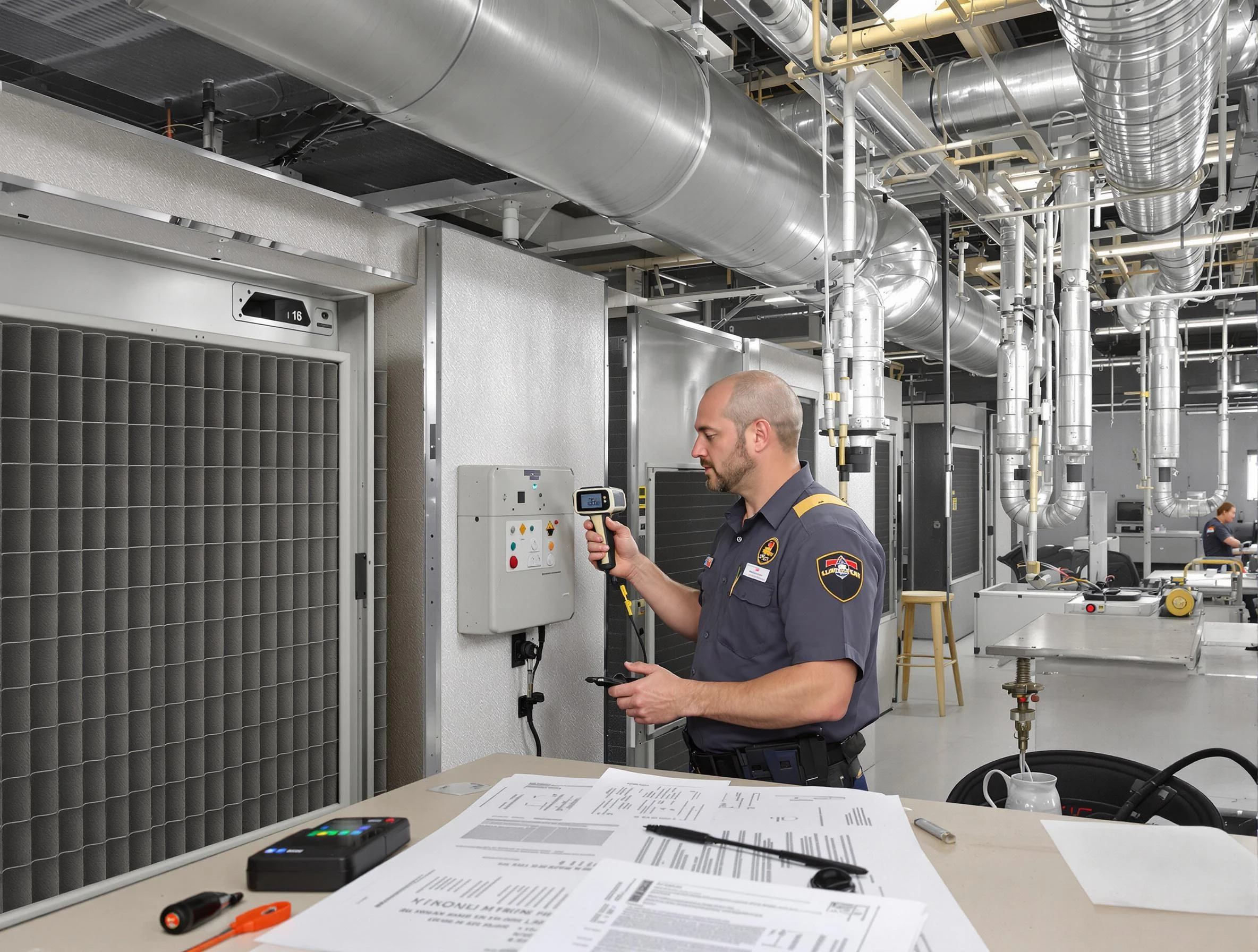 Professional filter system inspection by Roswell Air Duct Cleaning in Roswell