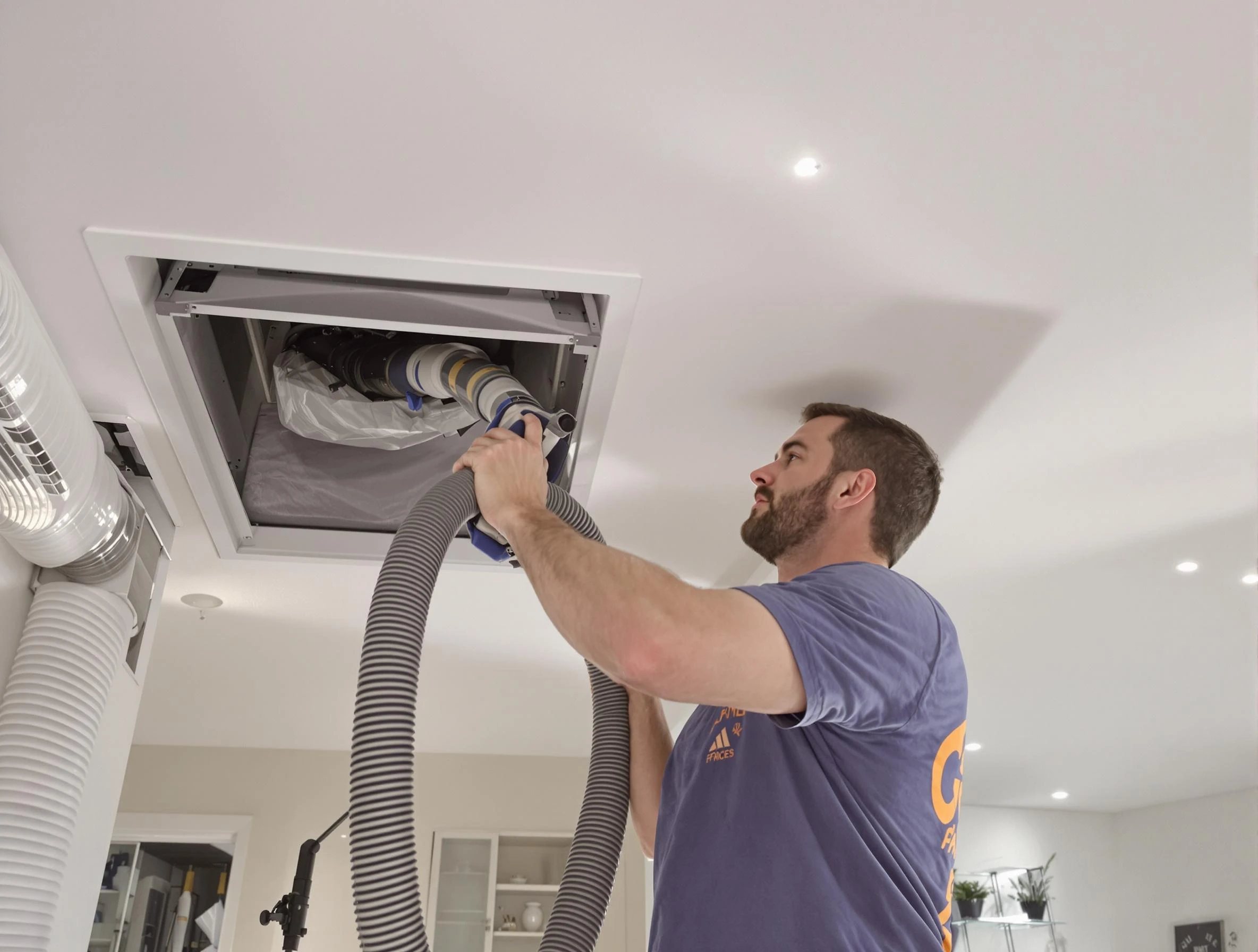 Precision indoor duct cleaning by Roswell Air Duct Cleaning in Roswell